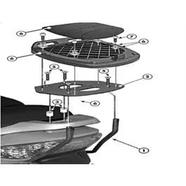 portabauletto xciting 300 ie 500 ie 09 sr91
