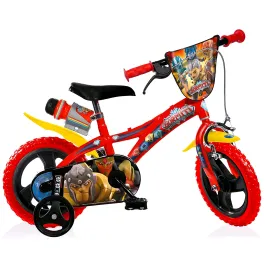 Bici Gormiti 12 per bambino con rotelle borraccia e parafanghi Dino Bikes
