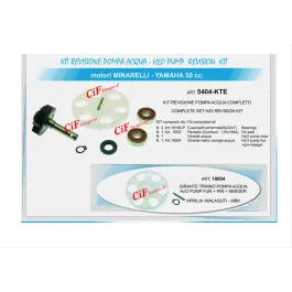 Kit revisione pompa acqua MINARELLI YAMAHA MBK APRILIA 50 CIF 5404-KTE