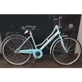 Bici 26 liberty city bike olanda 1 velocità da donna azzurro coppi