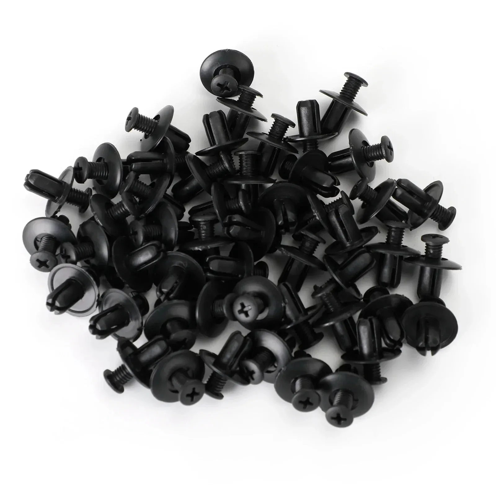 50x 8mm Carénage Clip Vis Rivets Panneau Garniture pour Suzuki GSX, Burgman, V-Strom Générique