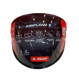 Visiera Lunga Casco LS2 Airflow II OF616 nera fumé scuro 806616VIS11