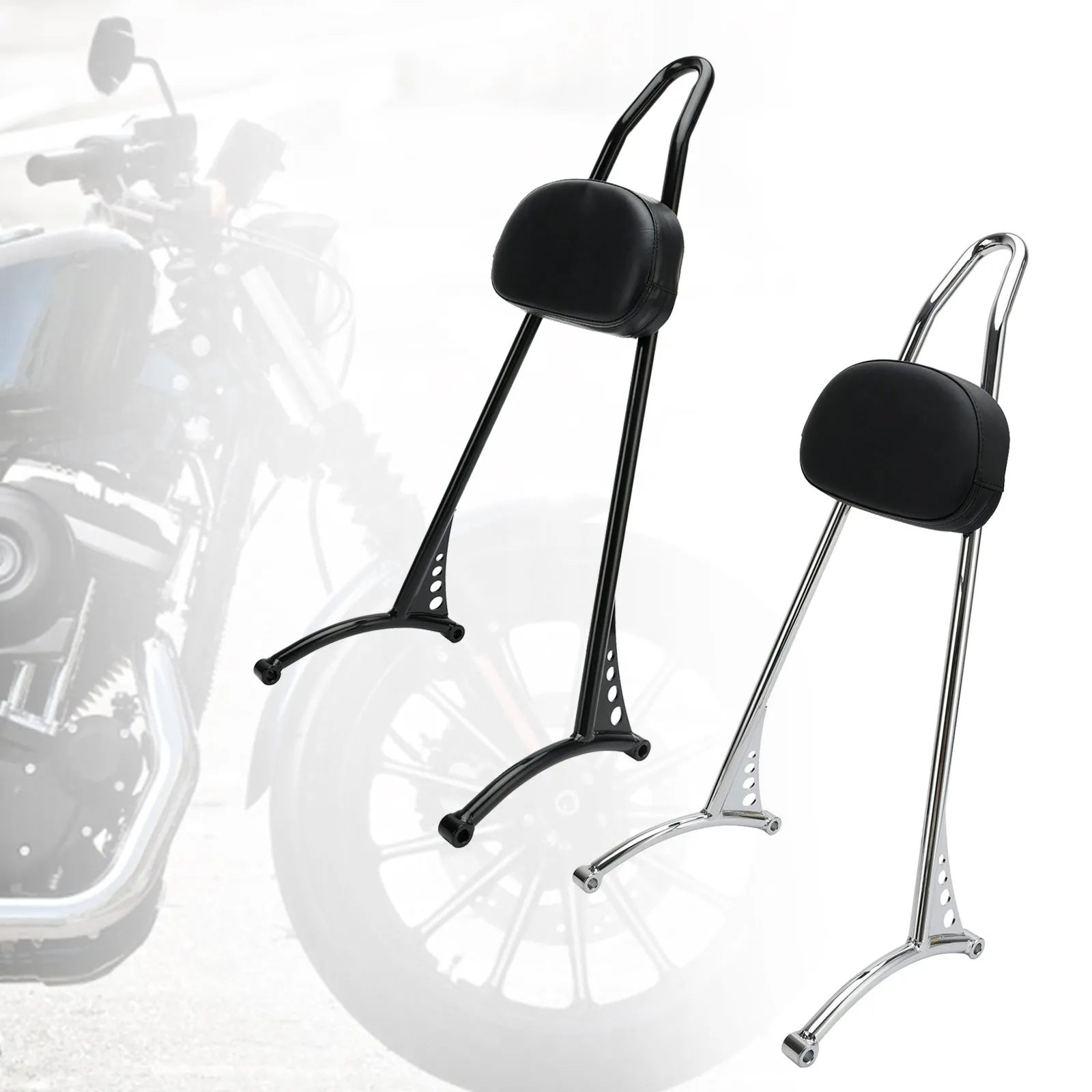 Dossier de barre Sissy passager pour Sportster Iron 883 1200 XL 48 72 2004-plus tard