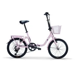 bici 20 pieghevole kangaroo colore nudo carbike 6 v