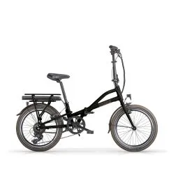 Bici 20 pieghevole e-metro 6 v. nero e-bike elettrica a pedalata assistita mbm