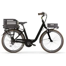 Bici City Bike e-bike Elettrica Pulse 28 pollici 7 velocità nera MBM