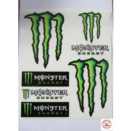 adesivi monster energy (6 pezzi)