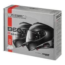Coppia interfono Bluetooth B602 R Twin Pack N-Com casco moto musica gps telefono