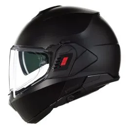 Casco flip-back modulare NOLAN N120-1 CLASSICO 302 Pinlock nero opaco