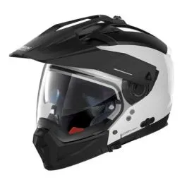 Casco crossover Nolan N70-2 X SPECIAL N-com BIANCO Lucido METAL WHITE