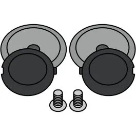 Placchette meccanismo visiera casco HELYOS AIROH 7365