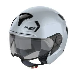 Casco moto scooter Jet Nolan N30-4 T Classic 006 Bianco lucido Zefiro