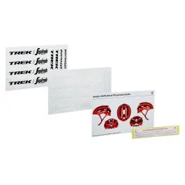 Adesivi Trek-Segafredo Velocis MIPS colore bianco e nero Bontrager 561650