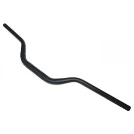 Manubrio moto naked alluminio nero diametro 28,6 manopole 22,2