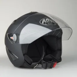 Casco jet Airoh jt nero opaco