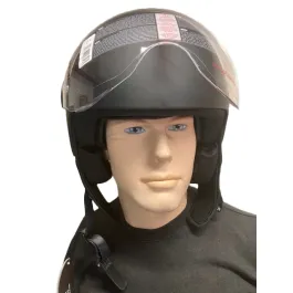 Casco Moto scooter Demi JET 900 Nero Opaco omologazione ECE 22.06