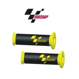 Manopole sportive moto GP Nero & Giallo