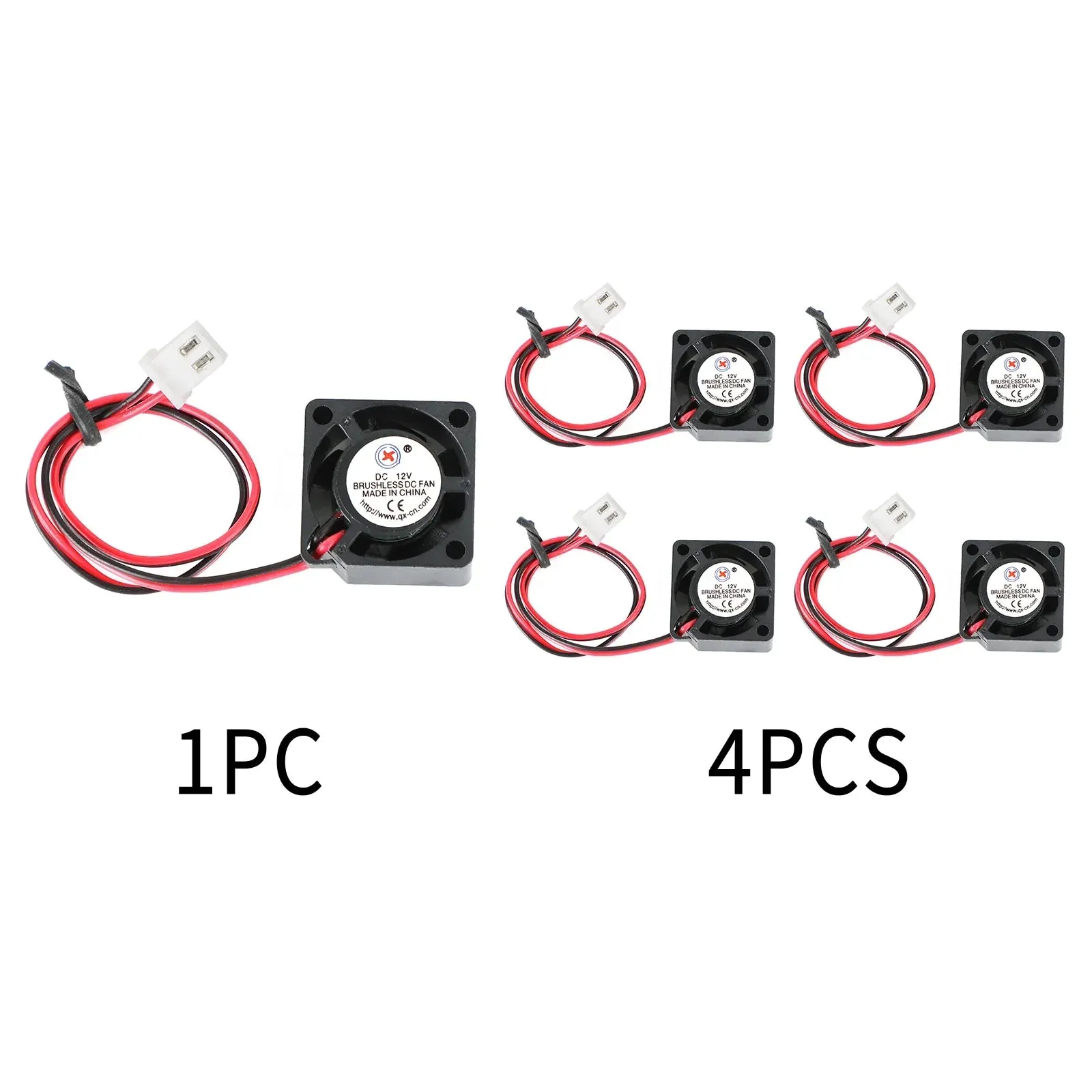 Ventilateur de refroidissement DC sans balais 12V 0.05A 2010 20x20x10mm manchon 2 broches fil