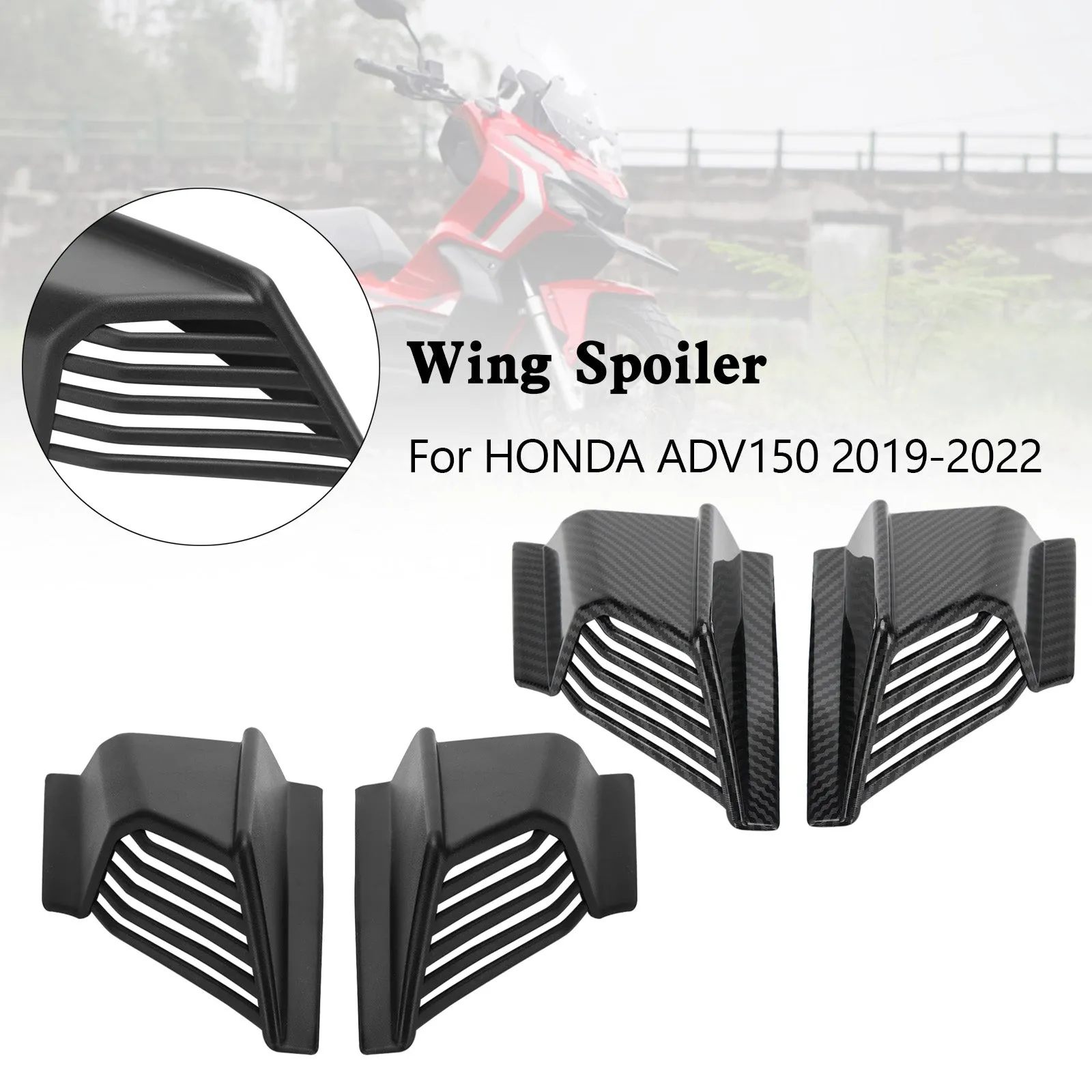HONDA ADV-150 2019-2022 Body Winglet Déflecteur latéral Air Wing Spoiler