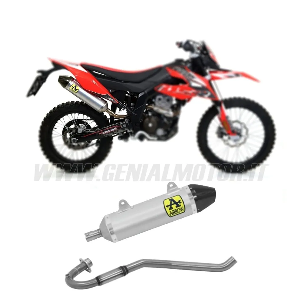 Collettore+terminale Arrow Omologato Titanio Per Um Dsr Ex 125 2018 > 2020-52001PZ--52509PK-148782