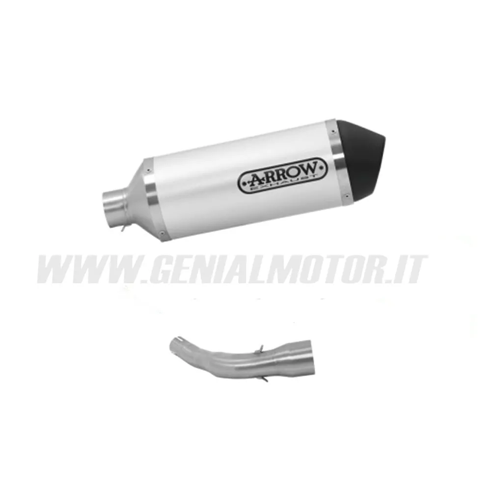 Collettore+terminale Arrow Omologato Alluminio Per Piaggio Gts 300 Hpe 2019 > 2020-53072KZ--53525AN-148766