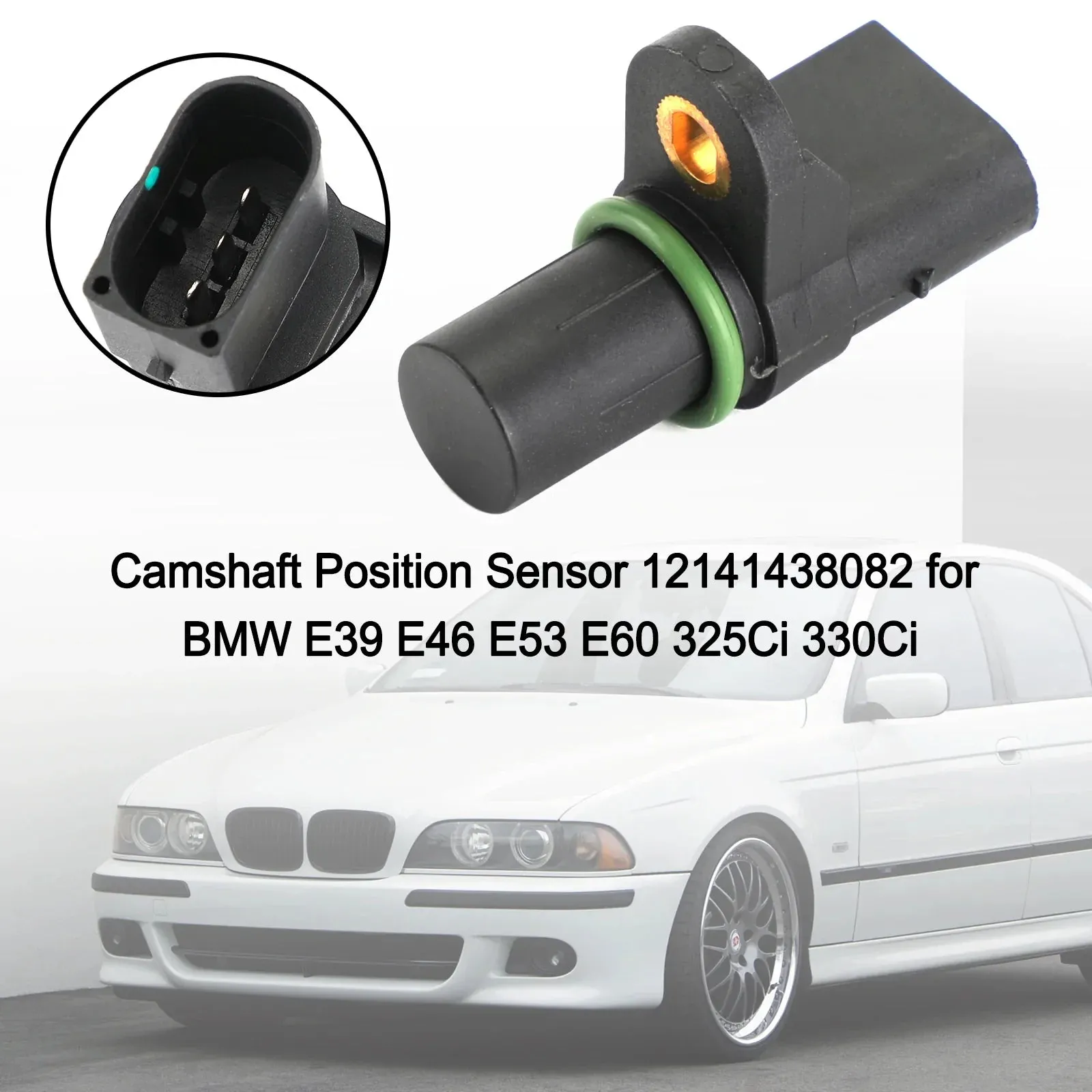 Capteur de position d'arbre à cames 12141438082 pour BMW E39 E46 E53 E60 325Ci 330Ci générique
