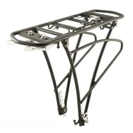 portapacco mtb corsa posteriore 26 28 alluminio nero