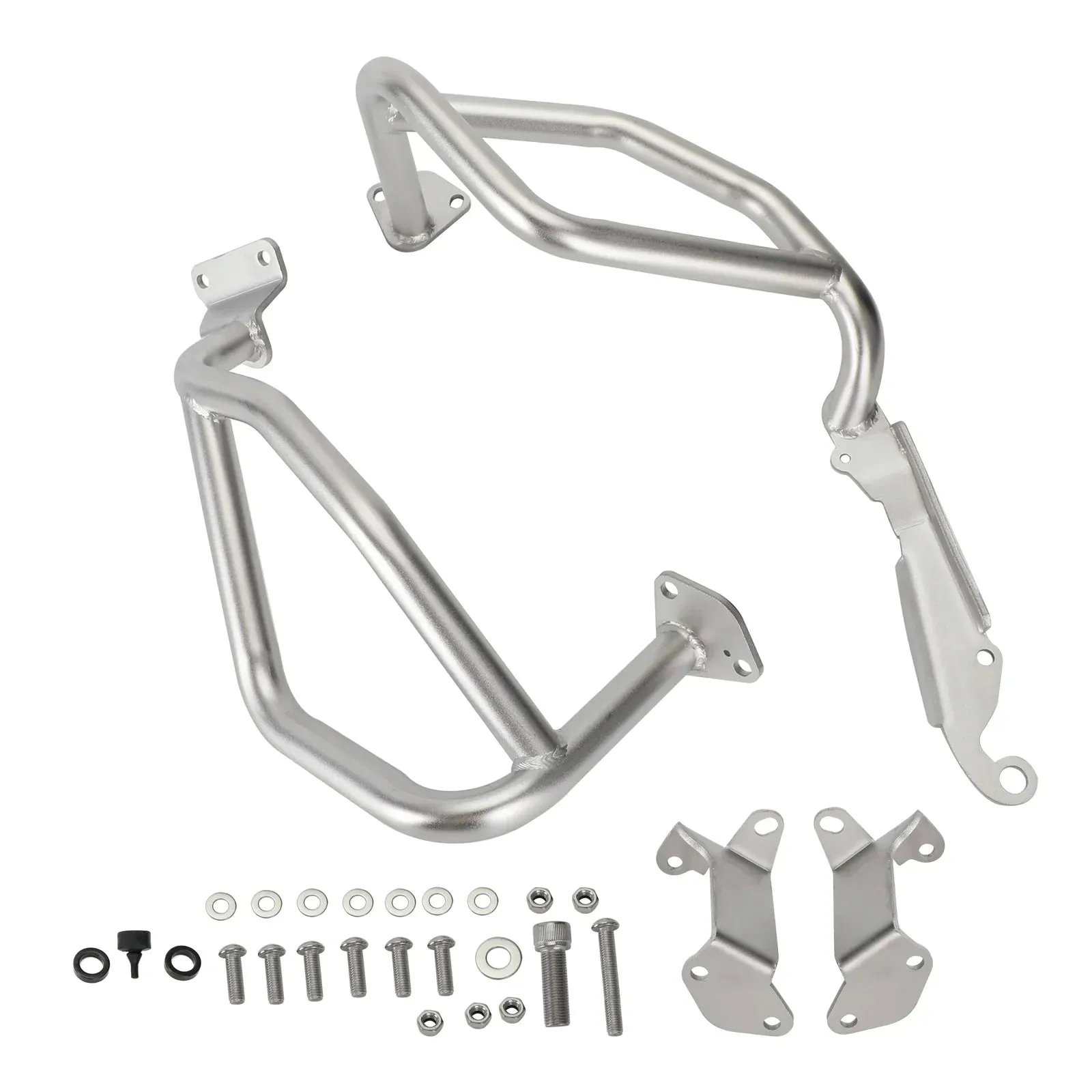 Barre de protection inférieure du cadre de protection du moteur argent pour Honda Crf 1100L Adv 20+ 22 générique
