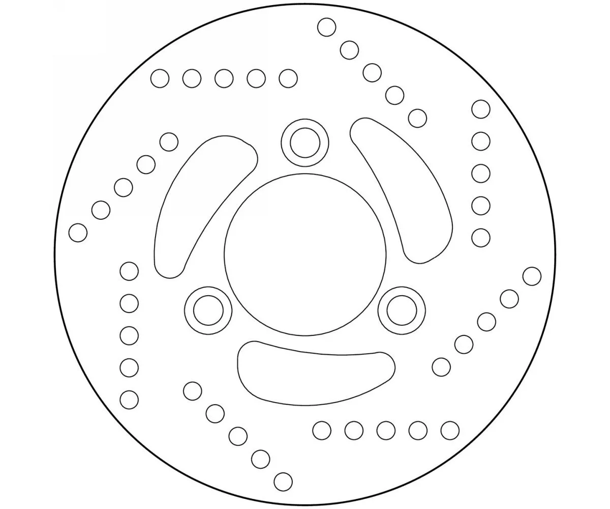 Disco Freno Fisso Brembo Serie Oro Anteriore Hyosung Super Cab 50 1995 > 1998-68B40714-102108