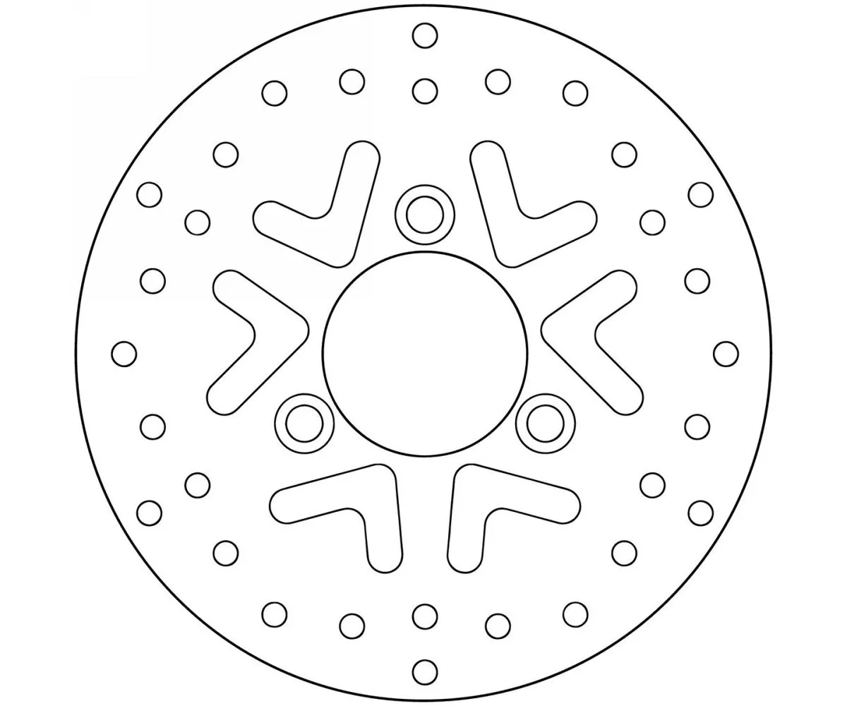 Disco Freno Fisso Brembo Serie Oro Anteriore Per Kymco Agility Rs 50 2009 > 2012-68B40718-102318