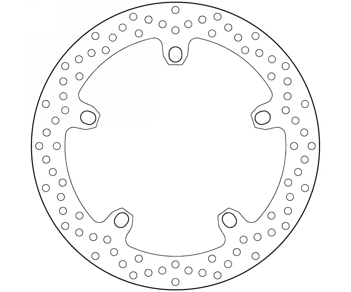 Disco Freno Fisso Brembo Serie Oro Anteriore Per Honda Cbf 250 2004 > 2008-68B407H7-101969