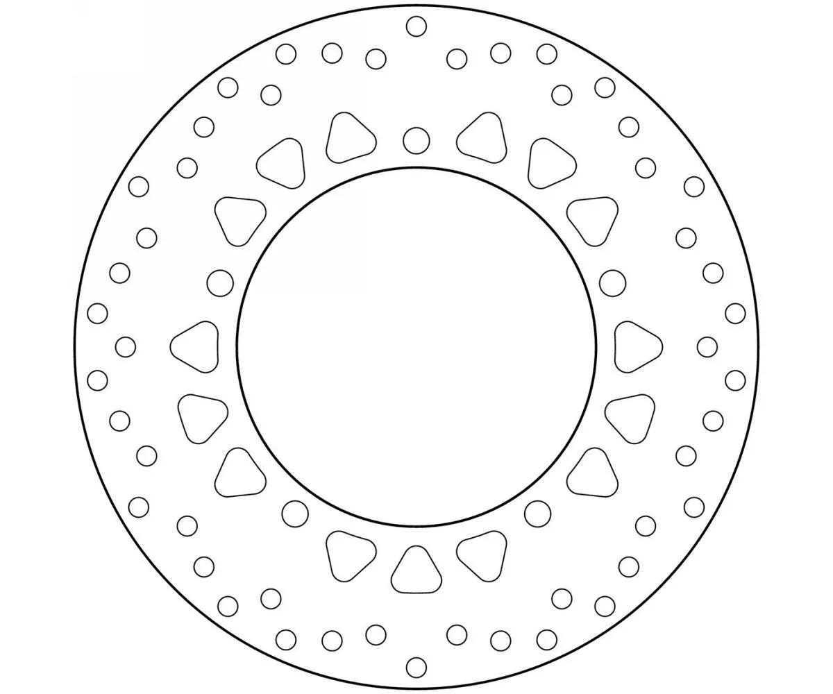 Disco Freno Fisso Brembo Serie Oro Anteriore Honda Cbr R Repsol 125 2011 > 2016-68B407M7-101931