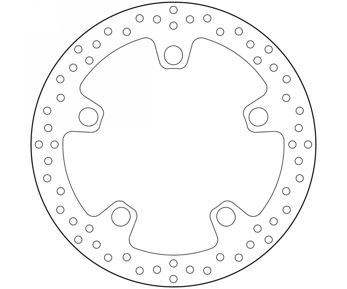 Disco Freno Fisso Brembo Oro Anteriore Per Honda Crosstourer 1200 2012 > 2014-68B407N0-102065