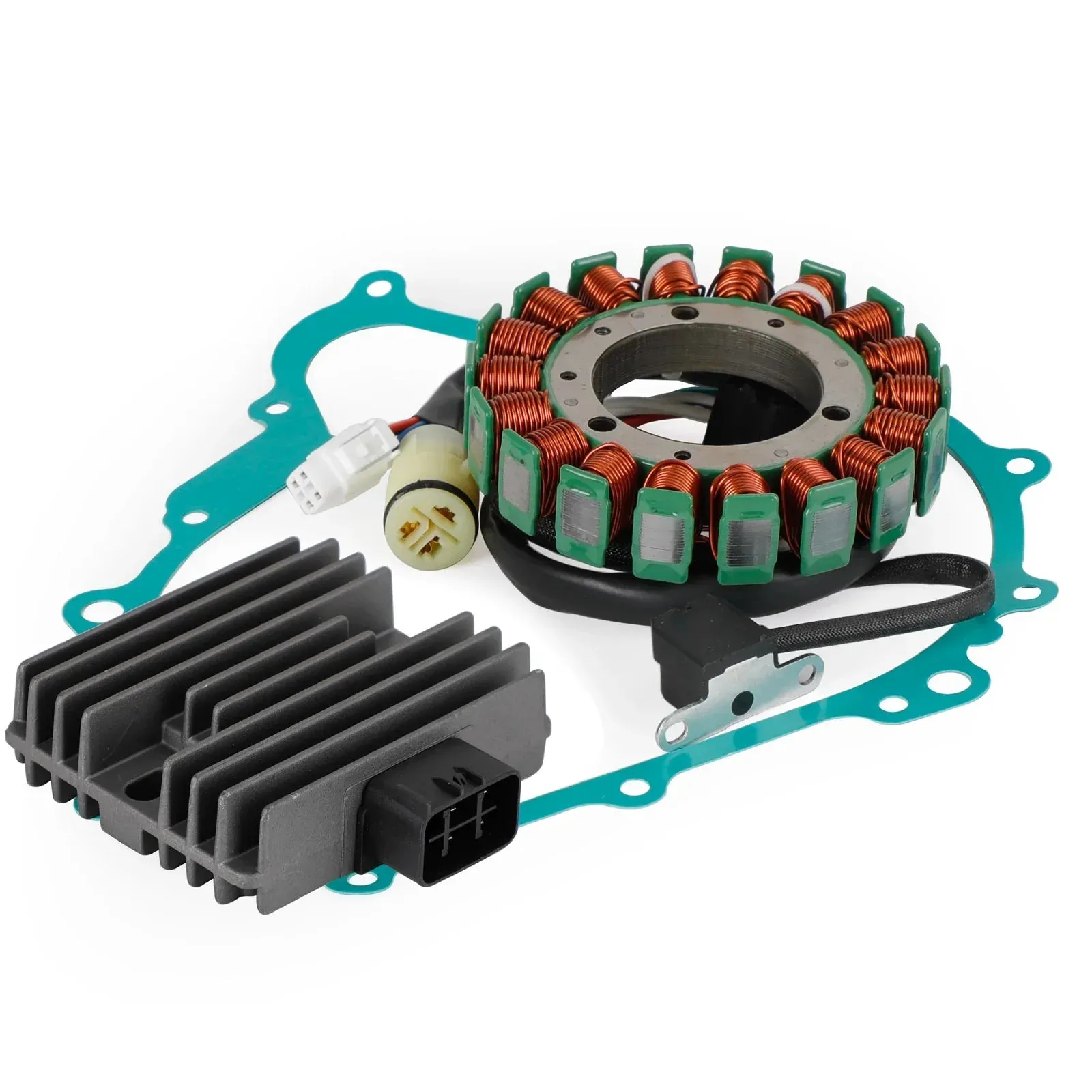 Yamaha YFM450 Grizzly 450 2011-2016 Magnéto Stator+Redresseur de Tension+Joint Générique