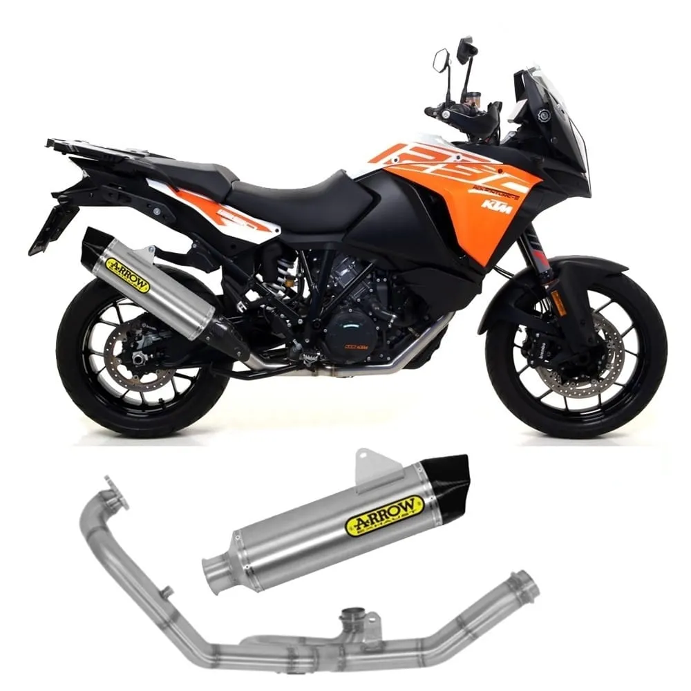 Collettori+terminale Arrow Omologato Titanio Per Ktm 1290 Super Adventure 2017 > 2020-71495MI--71809PK-148742