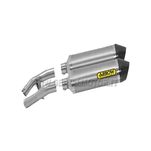 Terminali Di Scarico + Raccordo Arrow Race Tech Allu Yamaha Fjr 1300 2016-71644MI--71845AK-97566