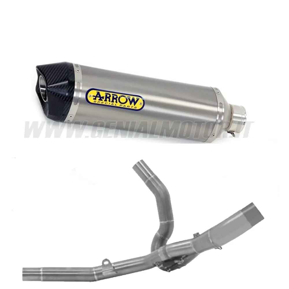 Collettori+terminale Arrow Omologato Titanio Per Suzuki V-strom 650 2017 > 2021-71677KZ--72622PK-148771