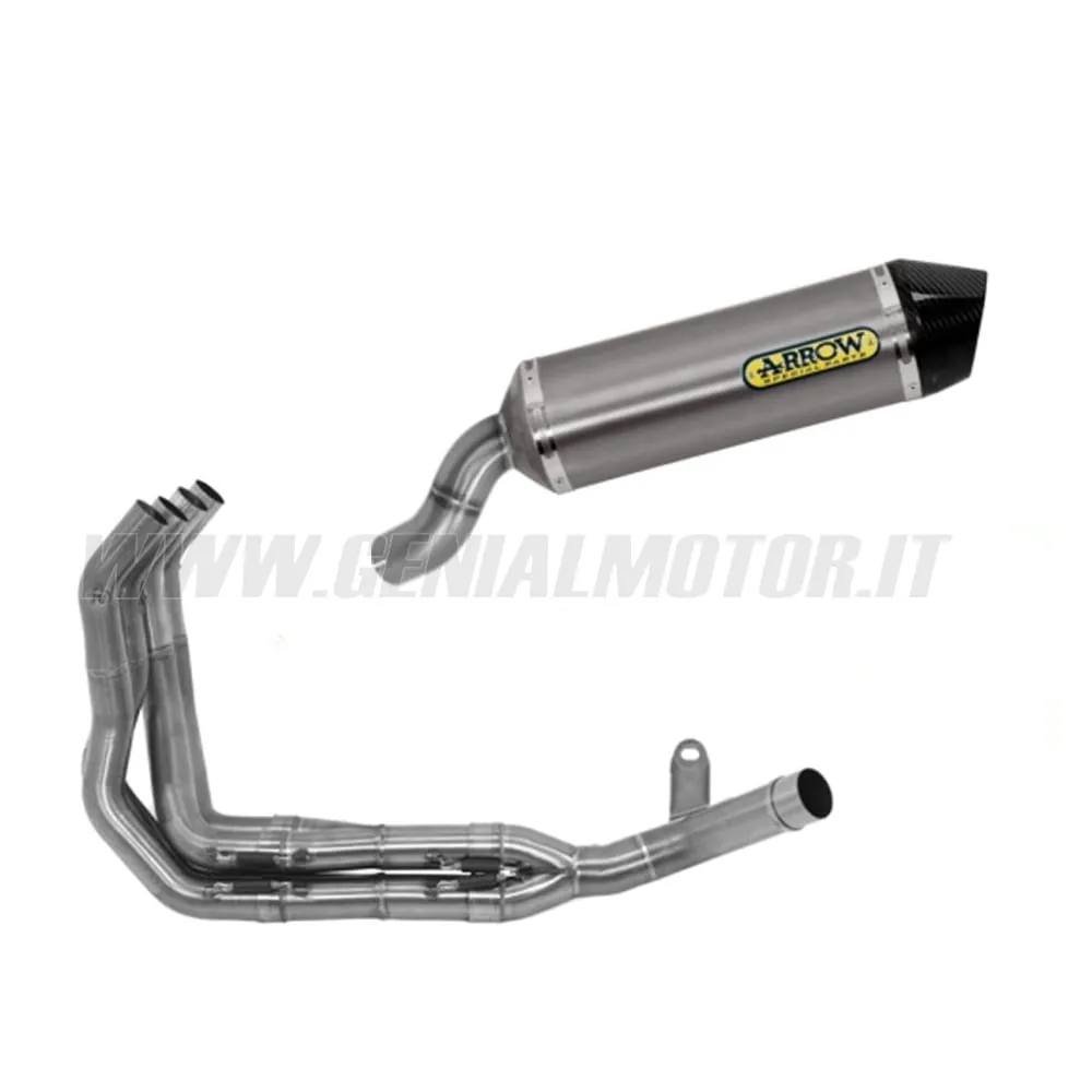 Collettori+terminale Arrow Omologato Titanio Per Kawasaki Z 900 A2 2019 > 2024-71688MI--71856PK-148652