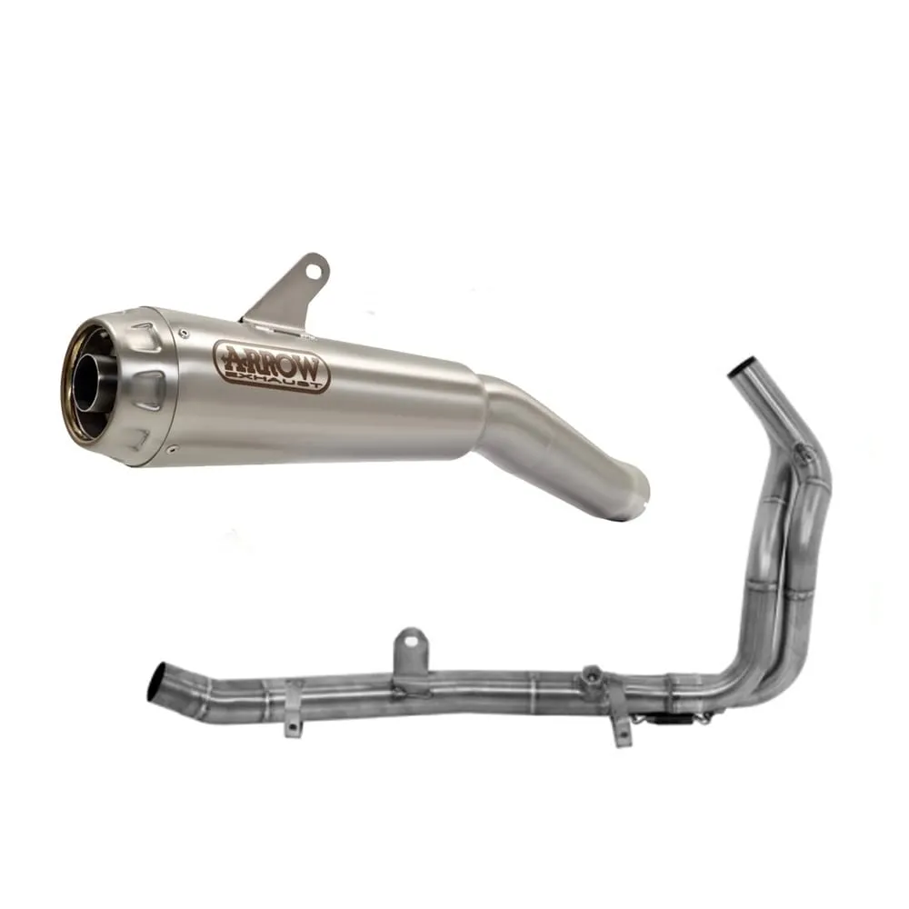 Collettore+terminale Arrow Omologato Nichrom Per Honda Cb 500 X 2019 > 2020-71710MI--71896PRI-148559