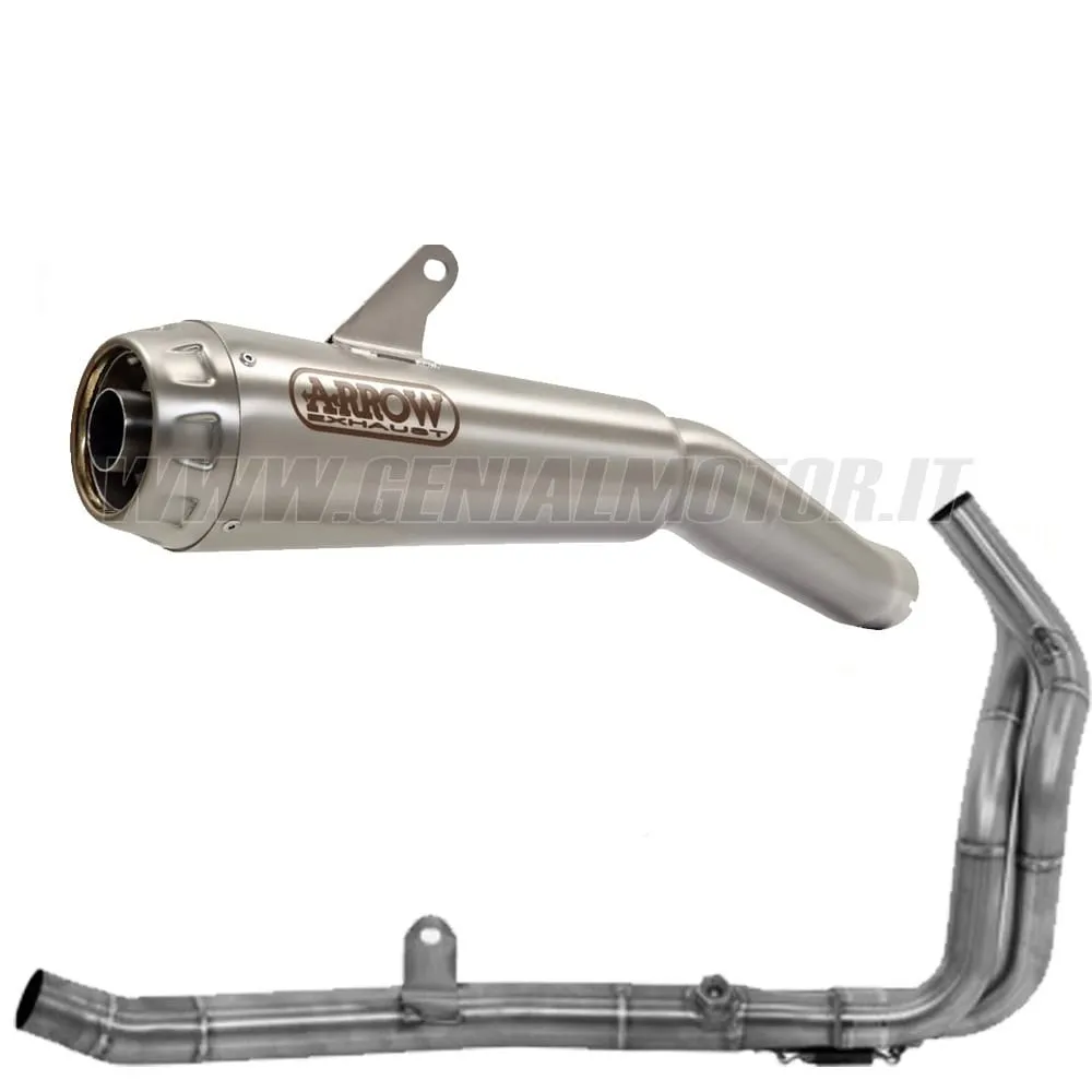 Collettore+terminale Arrow Omologato Nichrom Per Honda Cbr 500 R 2019 > 2020-71732MI--71901PRI-148950