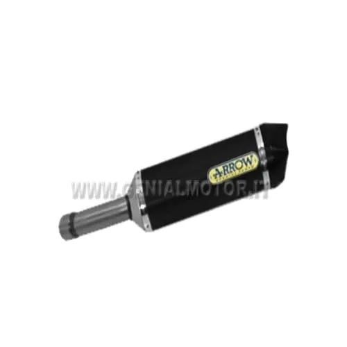 Terminali Di Scarico Arrow Race Tech Alluminio Nero Yamaha Fz8 Fazer 2010 > 2016-71759AKN-97405