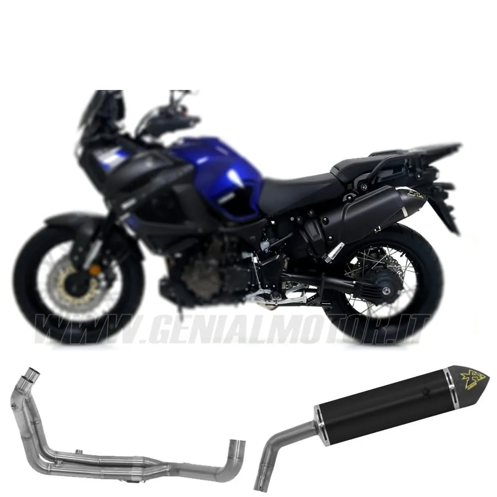 Collettori+terminale Arrow Omologato Alluminio Nero Per Yamaha Xt 1200 Z Supertenéré 2010 > 2021-72095PD--72614AKN-148870