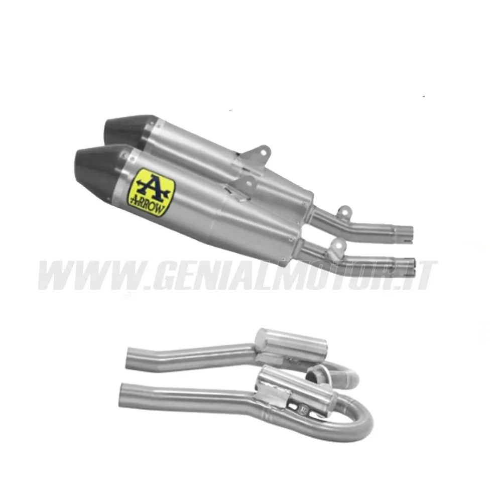 Collettore+terminali Arrow Racing Titanio Per Honda Crf 250 Rx 2020-72159PD--75163TK-148526