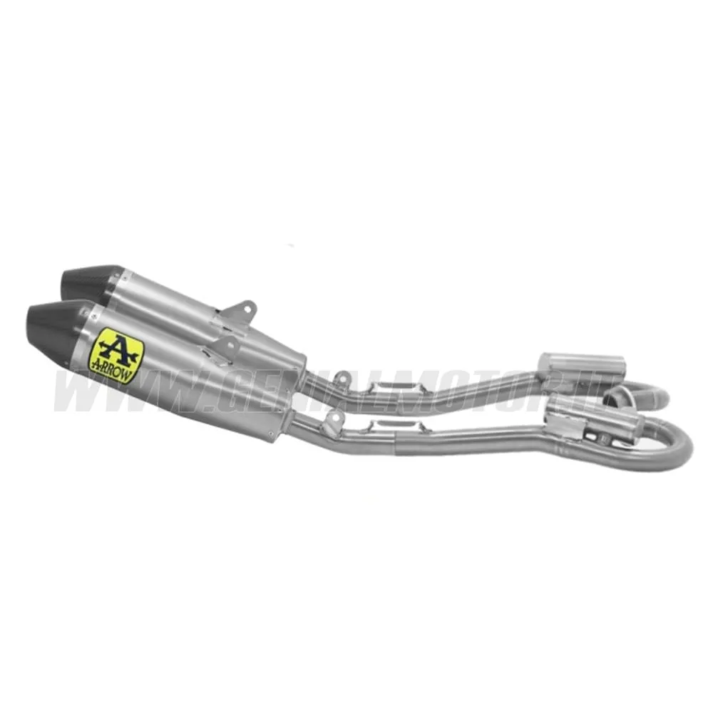 Terminali Di Scarico Arrow Racing Off-road Mx Competition Titanio Fondello Carbonio Honda Crf 300 Rx 2020-75164TK-148536