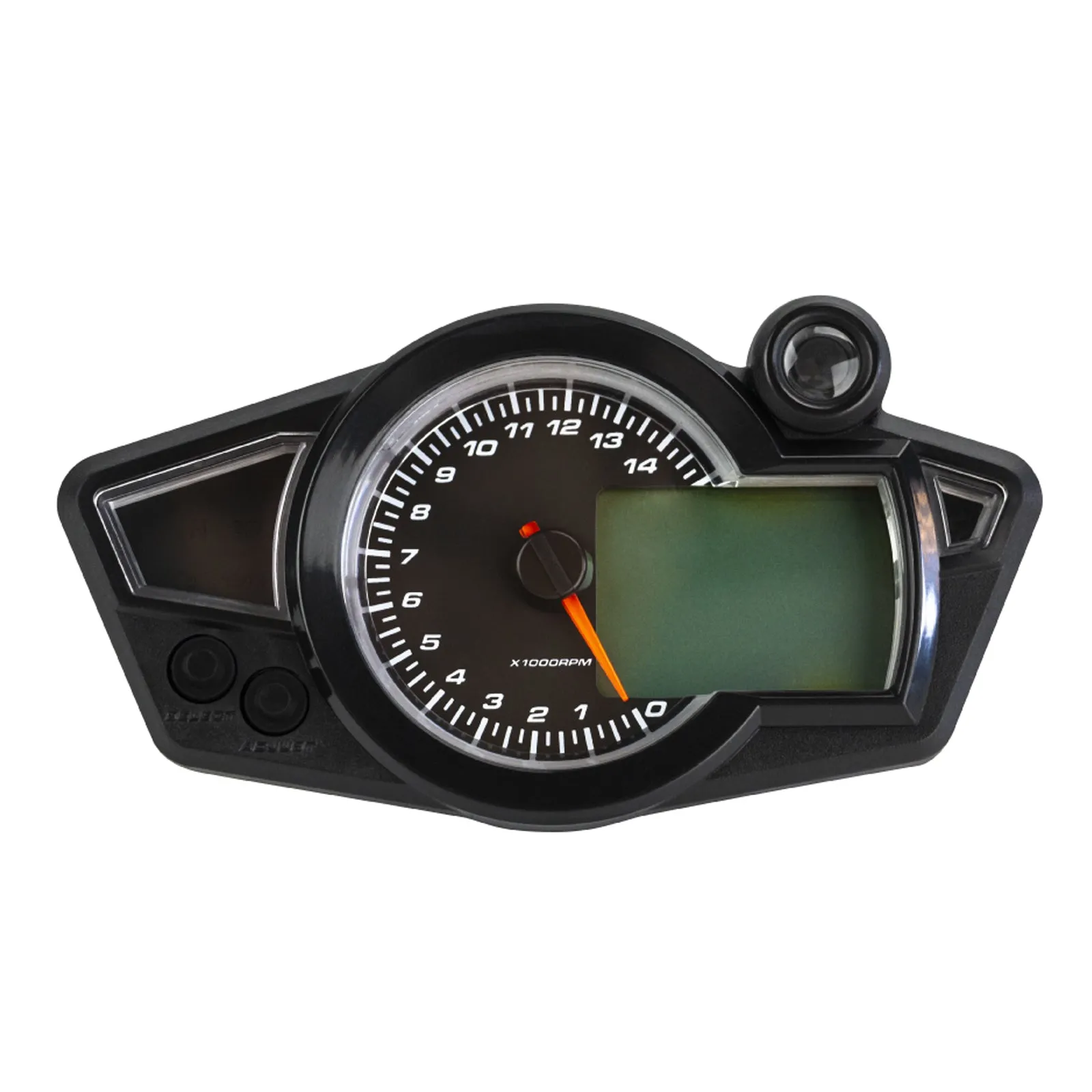Tachymètre moto universel numérique LCD 1-6 vitesse compteur kilométrique compteur de vitesse générique