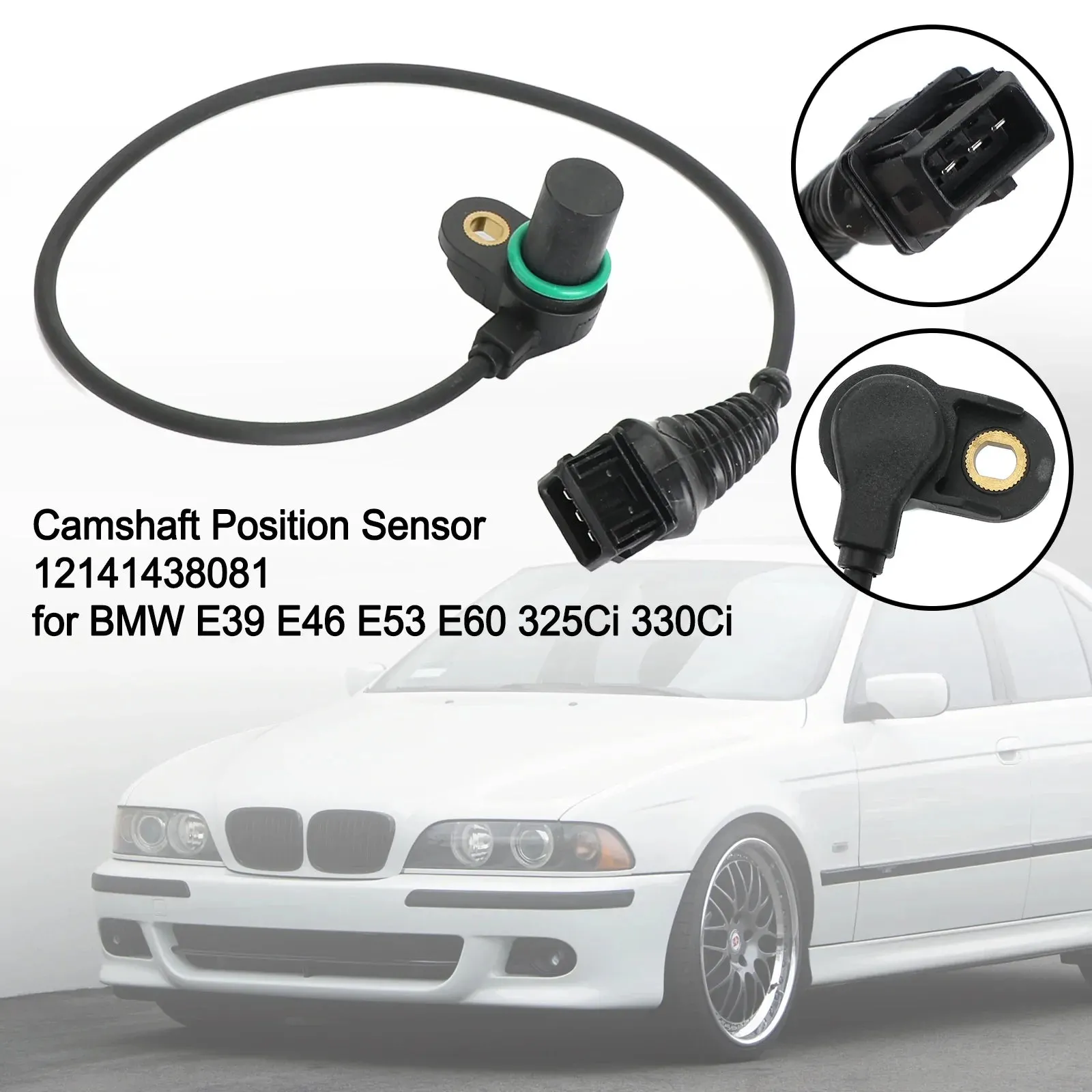 Capteur de position d'arbre à cames 12141438081 pour BMW E39 E46 E53 E60 325Ci 330Ci générique