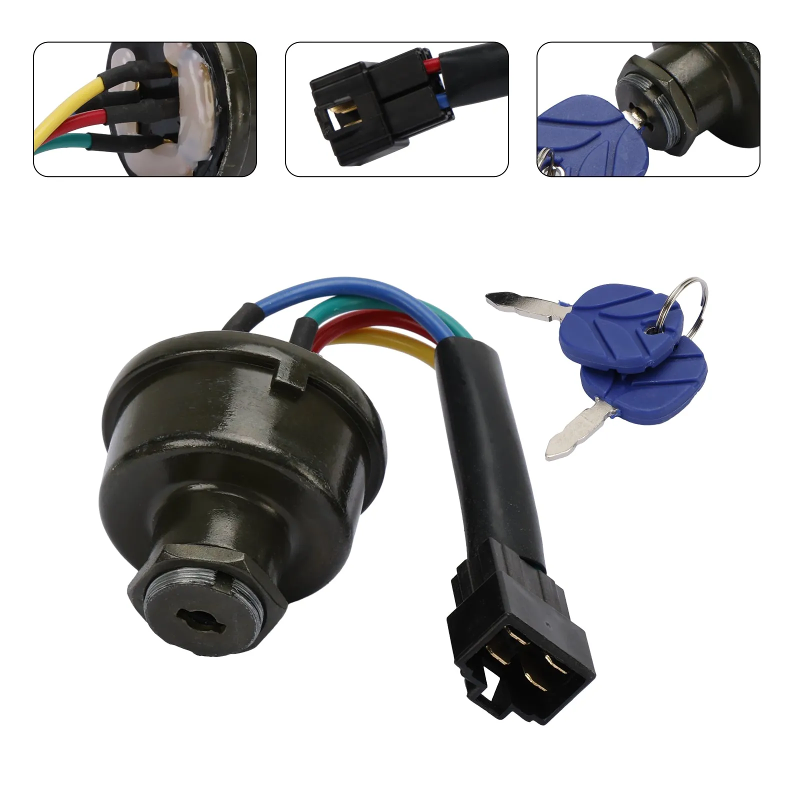 Interrupteur d'allumage 82826806 convient pour tracteur New Holland TT45A TT50A TT60A TT75A