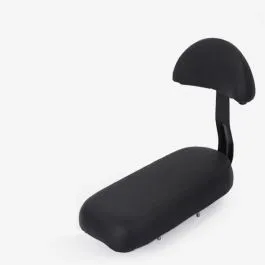 Sedile portabimbo posteriore con cuscino e schienale al portapacchi bici