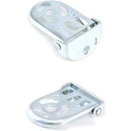 Poggiapiedi di sicurezza pieghevoli per bicicletta montaggio all'asse universali