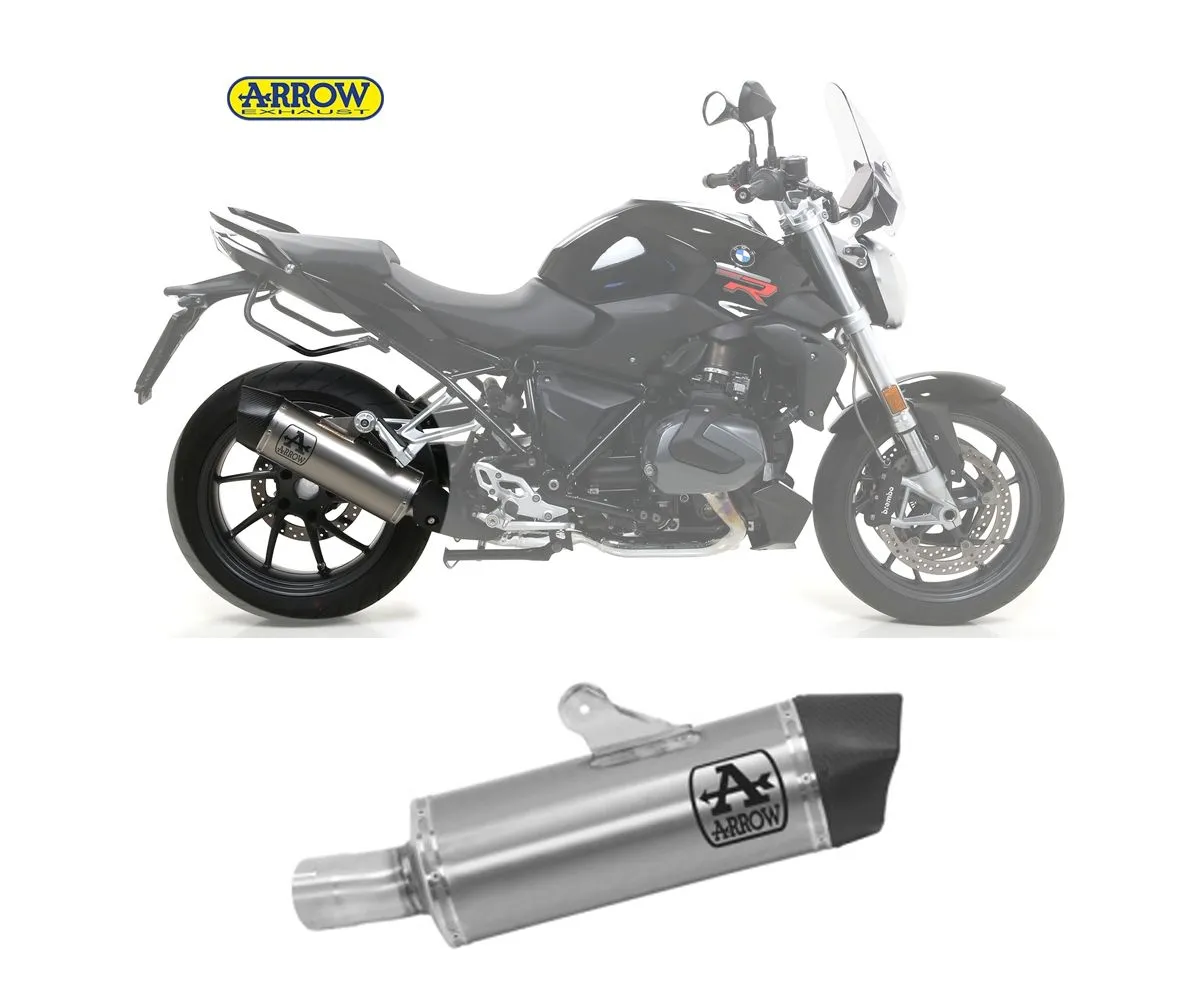 Terminale Scarico Arrow Maxi Race-tech Titanio Bmw R 1250 R Rs 2019 > 2020-71925PK-165539